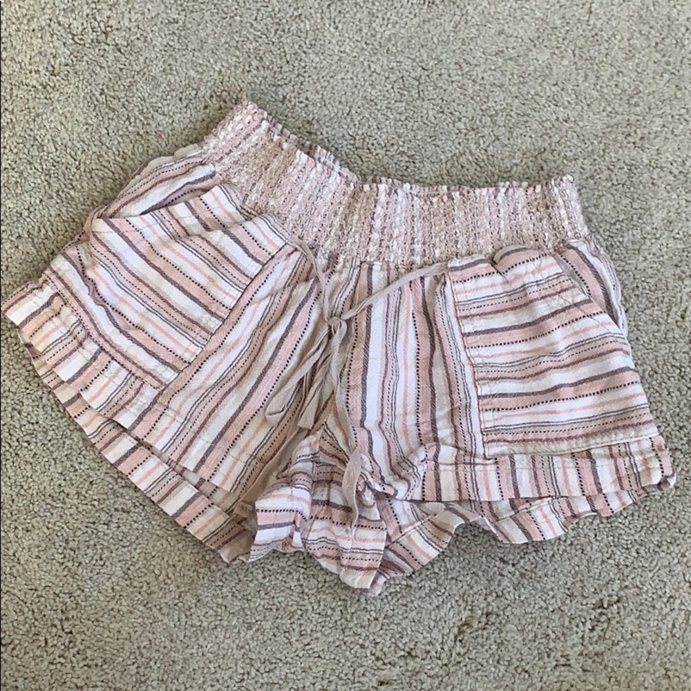 Linen shorts